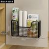 Caja de Almacenamiento para Puerta de Gabinete de Cocina Colgante de Pared Estante para Colgar Película de Gabinete sin Perforaciones Estante para Colgar en Refrigerador de Baño