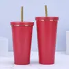 Taza de Acero Inoxidable 304 con Borde Dorado, Termo Portátil para Exteriores, Taza Práctica Estilo Fresco para Montar en Coche