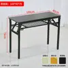 Estante de Almacenamiento de Pared, Mesa Larga Estrecha, Escritorio Pequeño de Oficina, Mesa Plegable Simple para Exteriores, Mesa de Estudio para Estudiantes en Casa, Mesa de Bar