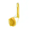 Cepillo para Champú con Dispensador de Líquido, Herramienta para Limpieza y Masaje del Cuero Cabelludo, Rascador para Baño de Mascotas, Directo del Fabricante