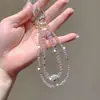 Novo Cordão de Celular de Cristal com Contas para Gatos com Design Simples e Único, Chaveiro Versátil, Pingente de Bolsa e Acessório