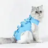 Roupa de Esterilização para Animais de Estimação Transfronteiriça, Roupa com Bandagem Anti-Lambedura para Recuperação de Gatos após Cirurgia de Esterilização, Roupa Respirável para Desmame de Gatas # #