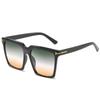 Gafas de sol de moda con protección solar del mismo estilo de marca europea y americana, gafas de sol retro versátiles para tiroteo callejero, gafas clásicas de moda para mujer
