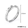 Anillo de Acero Inoxidable de Lujo Ligero, Diseño Ins Nicho Simple Estilo Coreano, Anillo Versátil Minimalista para Mujer, Versátil Clásico de Moda