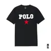 Camiseta de algodão estampada Ralph Lauren Polo transfronteiriça, envia em até 48 horas, 100% algodão, estilo unissex