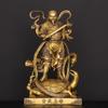 Estatua de Bronce del Emperador Zhentu para Sala de Estar, Altar del Hogar, Empresa o como Deidad Ancestral