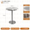 Loja de Chá com Leite de Luxo Leve Combinação de Mesa e Cadeira Mesa de Negociação para Cafeteria Cabine Minimalista de Aço Inoxidável Sofá Duplo Cadeira Macia