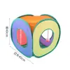 Túnel Labirinto para Gatos Extra Grande Túnel para Gatos de Estimação Brinquedo para Gatos Canal Arco-Íris para Gatos Barril Interativo de Perfuração Lezhu