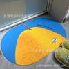 Estilo Ins Coco Manzana a Cuadros Alfombra de Piso Absorbente para Baño Alfombra para Puerta de Ducha Inodoro Alfombra Antideslizante para Baño