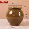Germinador de Brotos de Feijão para Uso Doméstico em Cerâmica, Pote de Argila de Grande Capacidade para Cultivar Brotos de Feijão Verde e Amarelo, Pote para Brotos de Feijão, Balde para Brotos de Feijão, Pote para Germinação de Brotos de Feijão, Vaso de Flores