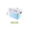 Caja de plástico engrosada para ropa de hogar, juguetes, artículos varios, caja de almacenamiento con tapa, caja de almacenamiento portátil, venta al por mayor