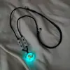 AliExpress whis joyería luminosa al por mayor personalizada creativa 12 signos del zodíaco luminoso colgante de collar para buenos amigos para hombres y mujeres