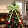 Novas Decorações de Laços para Árvore de Natal Transfronteiriças, Enfeites de Natal, Adereços e Decorações Criativas para Montagem de Cenário Atmosférico