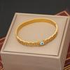 [Bingmeng] Joyería transfronteriza europea y americana nicho pulsera de mariposa vintage pulsera de acero inoxidable pulsera de ojo B501