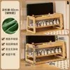 Banqueta para Cambiar Zapatos para Entrada de Casa, Gabinete de Zapatos de Madera Maciza de Lujo Ligero con Asiento, Almacenamiento Integrado para Pasillos Estrechos