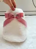 Ropa para Perros, Ropa de Otoño e Invierno, Abrigo de Algodón Princesa para Gato, Lazo de Piel de Conejo, Estilo Fragante, Perros Pequeños, Teddy, Bichón Mascota