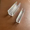Clips de fijación de plástico de ranura cruzada de 8 mm 5 mm 6 mm 10 mm para vidrio acrílico y tablero KT, clips para acuario
