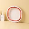 Lavabo plegable cuadrado de plástico portátil, lavabo grande para lavar verduras en casa, lavabo para bebés en dormitorio de estudiante, para pies