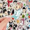 120 Peças de Adesivos Esportivos de Vôlei para Jovens, Personagens de Desenho Animado Masculinos Apaixonados do Ensino Médio, Adesivos para Capa de Celular e Caderno DIY