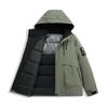 Chaqueta de Exterior Repelente al Agua Grado Chaqueta Algodón P Etiqueta Plateada Chaqueta de Algodón Acolchada Engrosada Cálida para Hombre Hecha a Medida para Hombre