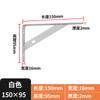 Suporte Triangular Alargado e Espessado Ferragens para Móveis Prateleira de Armazenamento de Parede Suporte Laminar Fixador de Ângulo Reto Acessórios de Canto