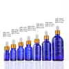 Botella de Vidrio Graduada Personalizada para Aceite Esencial, Botella Marrón a Prueba de Luz para Esencia, Botella Gotero, Botella de Relleno Cosmético de 30ml