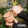 Alemanha Copo Dobrável de Viagem Copo de Lavar Resistente a Altas Temperaturas de Bolso Portátil com Tampa Copo de Água Silicone de Grau Alimentício Copo para Escova de Dentes