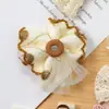Nuevas Decoraciones de Lazo de Cinta de Encaje y Perlas Estilo Coreano Accesorios para el Cabello Bolsas de Ropa Accesorios de Tela