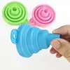 Embudo Plegable de Silicona Bolsa de Hielo Embudo Especial para Repostar y Verter Herramienta de Cocina Embudo Embudo para Repostar y Verter Venta al por Mayor