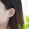 Japón y Corea del Sur nuevo amor clip para oreja de diamante hueco temperamento romántico en forma de U sin agujero en la oreja pendientes femeninos fabricantes al por mayor