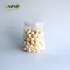 Botella de plástico transparente de 280 ml frasco para regalo frasco sellado grado alimenticio para comida de mascotas frasco de plástico para frutos secos caja de plástico redonda