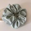 Diadema de Esponja Verde Fresco de Verano Brillante para Atar el Cabello en una Cola de Caballo, Goma Elástica de Alta Elasticidad para Mujeres