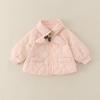 Conjunto de Ropa de Algodón Fino para Bebé Niña, Nuevo para Otoño e Invierno, Clase A, Conjunto de Tres Piezas, Dulce y Lindo, Ropa Caliente de Algodón para Bebé