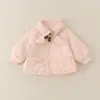 Estilo Nuevo de Primavera para Bebés Niñas Clase A Estilo Coreano Chaqueta Cálida para Exteriores Set de Tres Piezas para Bebés Venta al por Mayor