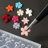 Molde de Silicona para Uñas Artísticas Nuevo Transfronterizo Flor de Ins Flor de Hielo Flor de Lirio Flor de Cinco Pétalos Molde de Flor 3D