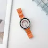 Adecuado para Apple Smart Watch Iwatch789 S10 Generación Ultra Naranja Fruta Set de Correa de Acrílico para Apple Watch