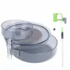 Bandeja de Isca Magnética Completa Inserção no Solo Magnético Forte Suporte de Caixa de Isca de Três Camadas Caixa de Pesca Cadeira de Pesca Isca Isca Isca Isca Aberta Isca Isca Aberta Isca Bacia