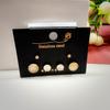 Super Valor tres pares de aretes ~ diarios Ópalo geométricos simples triángulo redondo aretes para mujer aretes de alta calidad moda
