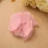 Estilo coreano todo a juego dulce organza borde quemado hilo mate flor DIY clip de borde cuerda para el pelo de mujer tocado corsage accesorios de flor