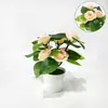 Rosas artificiales de estilo nórdico, perfectas para decoración de interiores y de escritorio, adecuadas para hoteles, centros comerciales y diseño de interiores