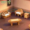 Novo produto transfronteiriço micro-paisagem Sudeste Asiático série de móveis realistas cenário de casa de bonecas decorações DIY pequenos ornamentos de mesa