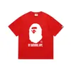 Camiseta BAPE Verão Camuflada Unissex Manga Curta Gola Redonda Estilo Japonês Tendência