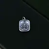 Plata de Ley S925 Plata Tailandesa Retro Accesorios del Tíbet Colgante de Huang Caishen Colgante Zakiram Colgante para Collar DIY Venta al por Mayor