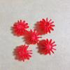 Venta al por mayor de fábrica luces de colores pequeñas accesorios de plástico clip colgante estrellas Gotas de rosa burbuja cadena de luces led enchufable