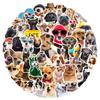 50 Pegatinas Realistas de Cachorros para Taza de Agua, Teléfono Móvil, Maleta, Guitarra, Casco, Pegatinas para Niños, Computadora, Meme, Perro