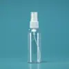 Botella de Spray Pequeña Transparente de 50 ml, Botella de Spray de Perfume Cosmético, Botella de Spray Pequeña de Plástico
