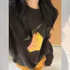 Suéter Grueso de Jacquard Color Café Súper Elegante para Mujer, Invierno, Cuello Redondo, Estilo Holgado Perezoso, Prenda Interior de Punto Cálida