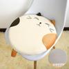 Almofada Redonda de Espuma de Memória Cartoon para Cadeira, Almofada de Assento para Longos Períodos Sentado, Futon Espessado para Uso Doméstico, Almofada para Cadeira de Jantar