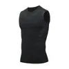 Chaleco deportivo sin mangas de secado rápido, camiseta de entrenamiento para correr ajustada de alta elasticidad, camiseta ajustada para hombre transpirable y que absorbe la humedad