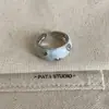 Anel Coração Zircônia com Textura de Gotejamento de Óleo, Tendência e Único, para Mulheres, Luxo Leve High-End, Moda Versátil para o Dia a Dia